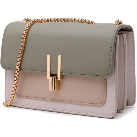 Elegant PU Satchel Bag for Ladies Designer Style Shoulder Handbag with Purse